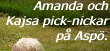 Amanda och Kajsa pick-nickar p